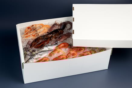 caja pescado