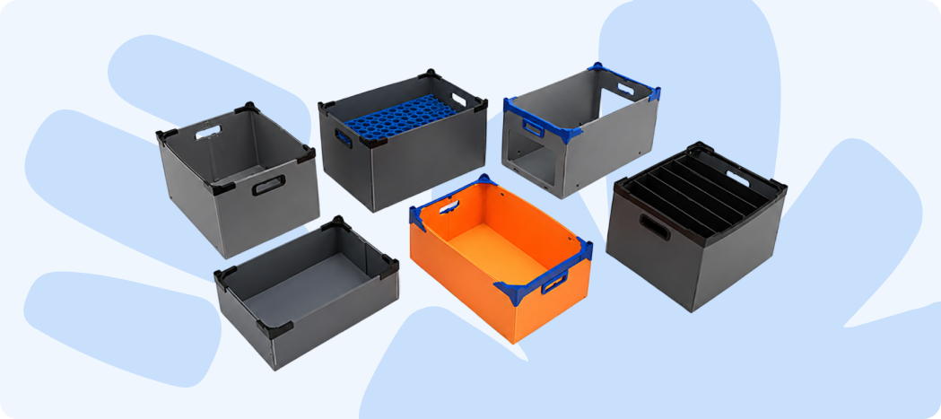 Cajas reutilizables en logística B2B